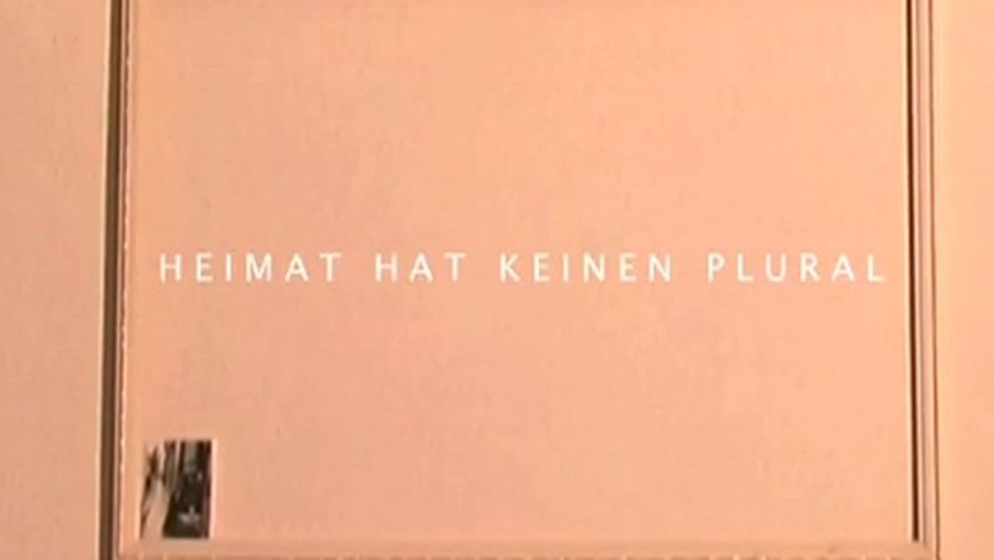 Heimat hat keinen Plural