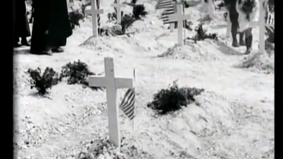 Gefallene Soldaten in den USA werden beerdigt.