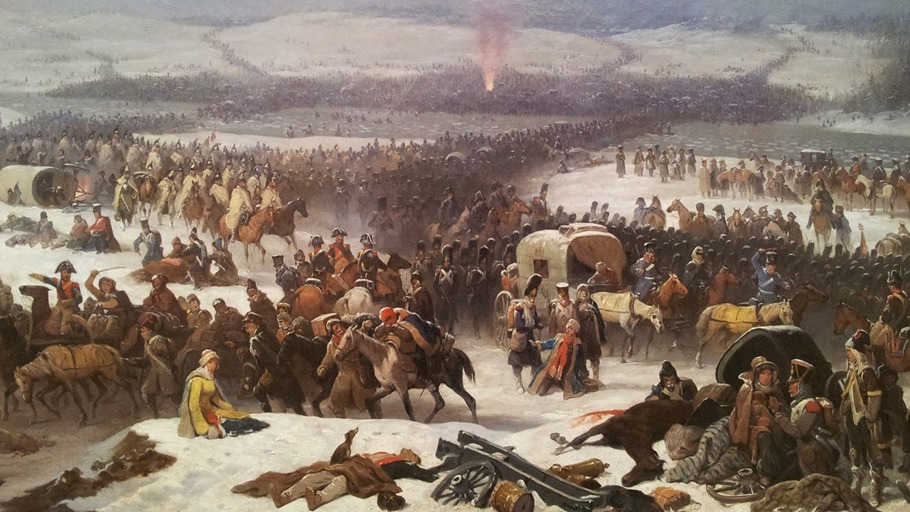 Baron Larrey an der Beresina