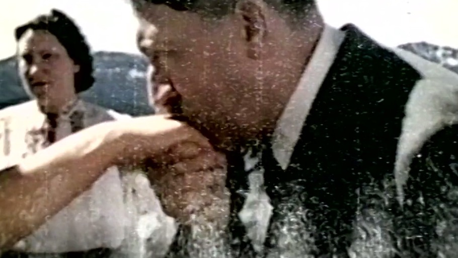 Ein Mann wie eine verirrte Kugel