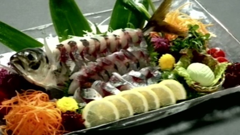 Saumagen mit Pinienkernen