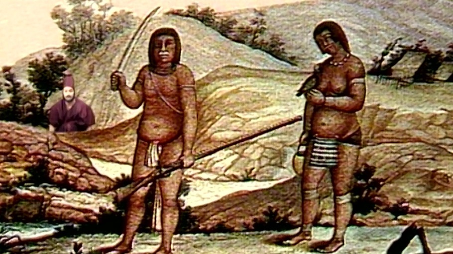 Die Peitsche tanzt auf ihrem Rücken