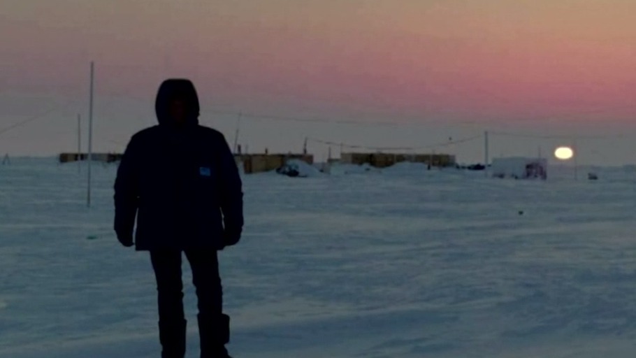 Der Überwinterer im Eis