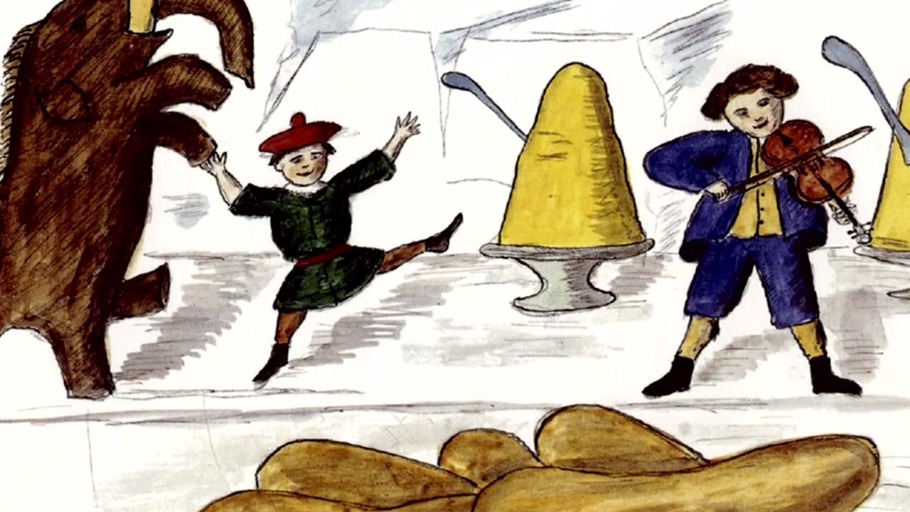 Die Sonne lud den Mond zu Gast