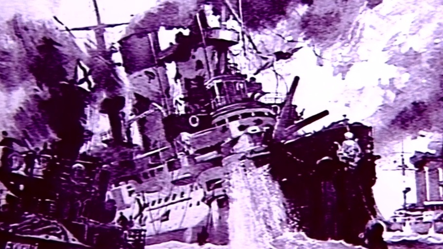 Die Seeschlacht von Tsushima