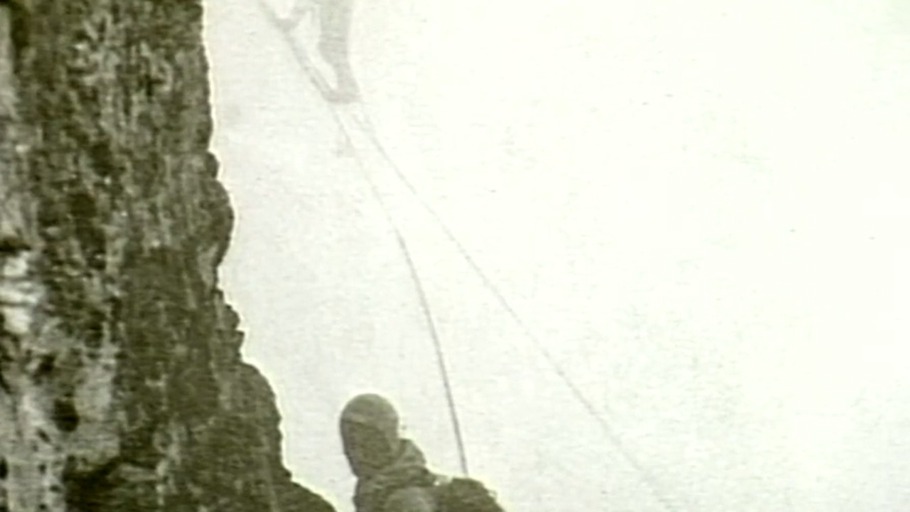 Der Anderl besteigt die Eiger-Nordwand