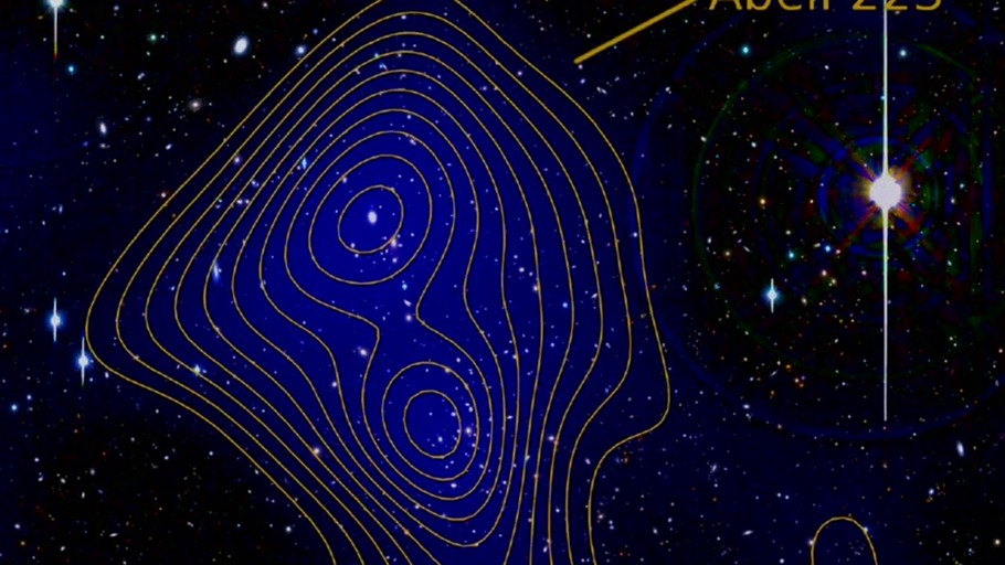 Dunkle Materie am Werk