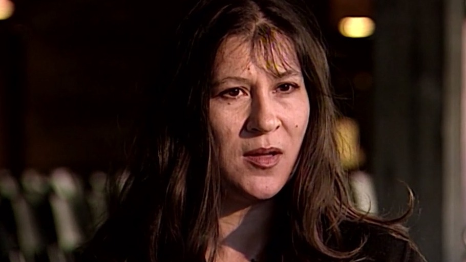 Die Schauspielerin Eva Mattes