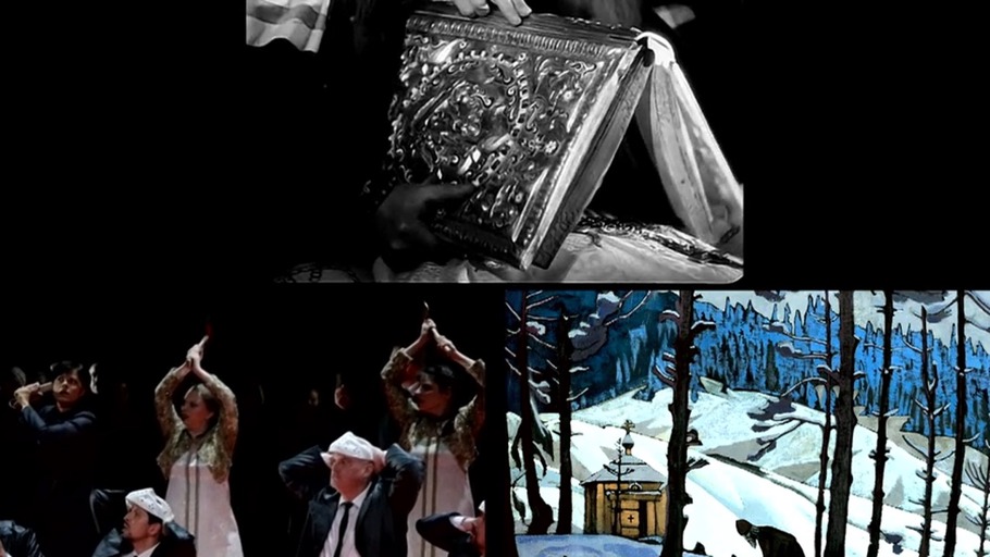 Alle Seelen Russlands weisen mit ihren Wurzeln zum Himmel