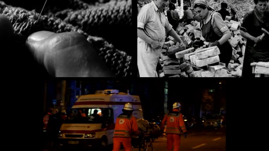 Ich rette / Ich lege Feuer an mein Gefängnis / Ich repariere