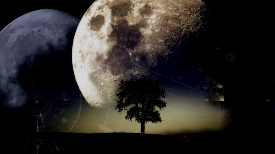 Große Deckenprojektion