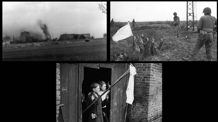 Frühling mit weißen Fahnen